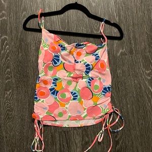 NWOT Staud cowl next cami with adjustable, shirred sides